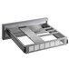 An Avantco metal drawer assembly for a refrigerated chef base with a metal shelf inside.