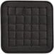 A black square SafeMitt pot holder with a square pattern.