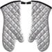 17" Silicone-Coated Oven / Freezer Mitts Main Thumbnail 3
