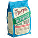 A blue bag of Bob's Red Mill organic unbleached all-purpose flour.