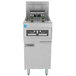 Frymaster RE14-2-SD 50 lb. Split Pot High Efficiency Electric Floor Fryer - 208V, 1 Phase, 14 KW Main Thumbnail 1