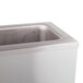 A stainless steel APW Wyott countertop food warmer on a counter.