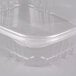 Genpak 24 oz. Clear Hinged Deli Container - 200/Case Main Thumbnail 4