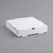 Choice 10" x 10" x 2" White Corrugated Plain Pizza Box - 50/Bundle Main Thumbnail 3
