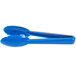 Mercer Culinary M35100BL Hell's Tools® 9 1/2" Blue High Temperature Plastic Tongs Main Thumbnail 4