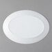 Arcoroc P3967 Opal Restaurant White 11 3/4" Oval Platter by Arc Cardinal   - 12/Case Main Thumbnail 4