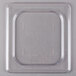 Cambro 60CWC135 Camwear 1/6 Size Clear Polycarbonate Flat Lid Main Thumbnail 2