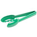 Mercer Culinary M35100GR Hell's Tools® 9 1/2" Green High Temperature Plastic Tongs Main Thumbnail 3
