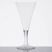 Fineline Tiny Temptations 6412-CL 2 oz. 1-Piece Tiny Barware Clear Plastic Round Champagne Flute   - 96/Case Main Thumbnail 2