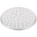 American Metalcraft PA2014 14" x 1/2" Perforated Standard Weight Aluminum Tapered / Nesting Pizza Pan Main Thumbnail 4