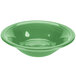 A green Fiesta china cereal bowl on a white background.