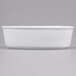 CAC ODP-4 22 oz. White Oval Deep Dish Porcelain Serving Platter - 24/Case Main Thumbnail 3