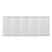 A close-up of a wire grid shelf on a white background.