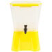 Tablecraft 955 3 Gallon Yellow Beverage / Juice Dispenser Main Thumbnail 3