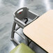 Rubbermaid FG780608PLAT Platinum Restaurant High Chair without Wheels - Assembled Main Thumbnail 5
