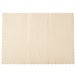 Hoffmaster 310522 10" x 14" Ecru / Ivory Colored Paper Placemat with Scalloped Edge - 1000/Case Main Thumbnail 2