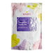 A white Bossen bag of lavender powder mix with purple and yellow label.