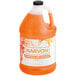 A plastic jug of Narvon orange beverage concentrate.