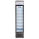 Galaxy GDN-5 16 1/2" Black Swing Glass Door Merchandiser Refrigerator with Red, White, and Blue LED Lighting Main Thumbnail 5