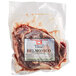 A package of Warrington Farm Meats frozen Delmonico steaks in a plastic bag.