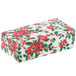 5 1/2" x 2 3/4" x 1 3/4" 1-Piece 1/2 lb. Poinsettia / Holiday Candy Box - 250/Case Main Thumbnail 2