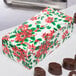 5 1/2" x 2 3/4" x 1 3/4" 1-Piece 1/2 lb. Poinsettia / Holiday Candy Box - 250/Case Main Thumbnail 1