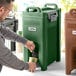 CaterGator 5 Gallon Green Insulated Beverage Dispenser Main Thumbnail 1