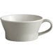 A white Libbey porcelain soup mug with a handle.