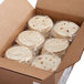 A box of Mission 4 1/2" pressed flour tortillas in plastic wrap.