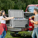 CaterGator CG65SPGW Gray 65 Qt. Mobile Rotomolded Extreme Outdoor Cooler / Ice Chest Main Thumbnail 1