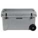 CaterGator CG65SPGW Gray 65 Qt. Mobile Rotomolded Extreme Outdoor Cooler / Ice Chest Main Thumbnail 5