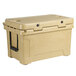 CaterGator CG45SPB Beige 45 Qt. Rotomolded Extreme Outdoor Cooler / Ice Chest Main Thumbnail 4