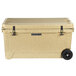 CaterGator CG100SPBW Beige 100 Qt. Mobile Rotomolded Extreme Outdoor Cooler / Ice Chest Main Thumbnail 5