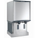 Scotsman HID540AW-1 Meridian Wall Mount Air Cooled Ice Machine and Water Dispenser - 40 lb. Bin Storage Main Thumbnail 1