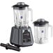 AvaMix BL2T482J 2 hp Commercial Blender with Toggle Control and Two 48 oz. Tritan Containers Main Thumbnail 3