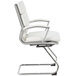 A white Boss CaressoftPlus executive guest chair with chrome legs.