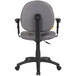 A Boss gray office chair with black arms and base.