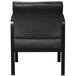 A black Boss NTR guest chair with a black frame.