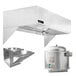 Halifax SCHP948 Type 1 Commercial Kitchen Hood System with Short Cycle Makeup Air - 9' x 48" Main Thumbnail 1