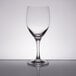 A Stolzle Nadine wine glass on a table.