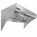 Halifax LEXHP448 Type 1 Low Ceiling Sloped Front Commercial Kitchen Hood System - 4' x 48" Main Thumbnail 1