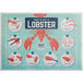 Choice 10" x 14" How to Eat a Lobster Paper Placemat   - 1000/Case Main Thumbnail 3