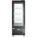 Avantco GD4C-15-HC Black 4-Sided Glass Refrigerated Display Case Main Thumbnail 5