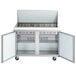 Avantco APT-48M-HC 48" 2 Door Mega Top Refrigerated Sandwich Prep Table Main Thumbnail 4