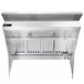 Halifax LPSHP2048 Type 1 Low Ceiling Sloped Front Commercial Kitchen Hood System with PSP Makeup Air - 20' x 48" Main Thumbnail 2