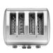 KitchenAid KMT4115CU Contour Silver Four Slice Toaster with Manual Lift Main Thumbnail 7