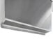A silver metal Halifax commercial kitchen hood vent.