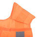 An orange Cordova high visibility safety vest with reflective stripes and mesh.