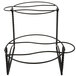 American Metalcraft TLTS1224 Ironworks Two-Tier Round Display Stand with Twisted Legs Main Thumbnail 3