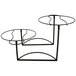 American Metalcraft TLTS1224 Ironworks Two-Tier Round Display Stand with Twisted Legs Main Thumbnail 5